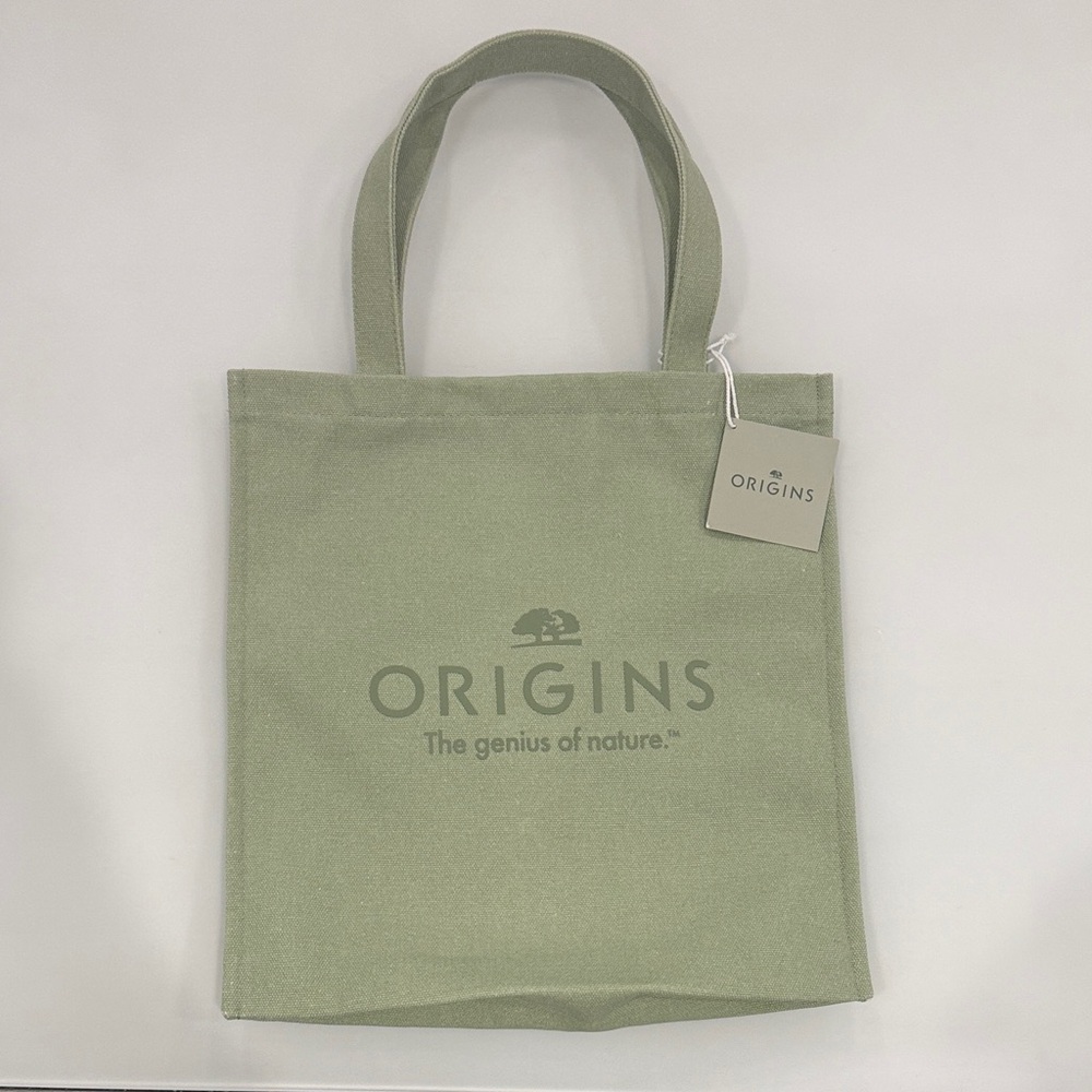 Origins Sage Green Canvas Tote